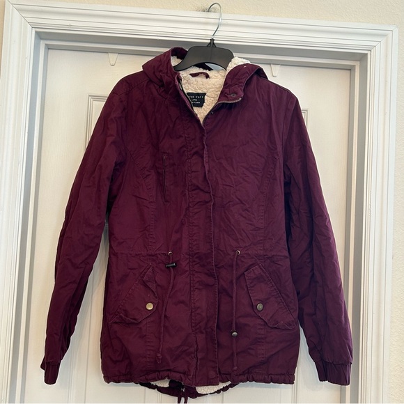 Love Tree Zip Up Jacket with Sherpa Inside Women’s Size L - Picture 1 of 6